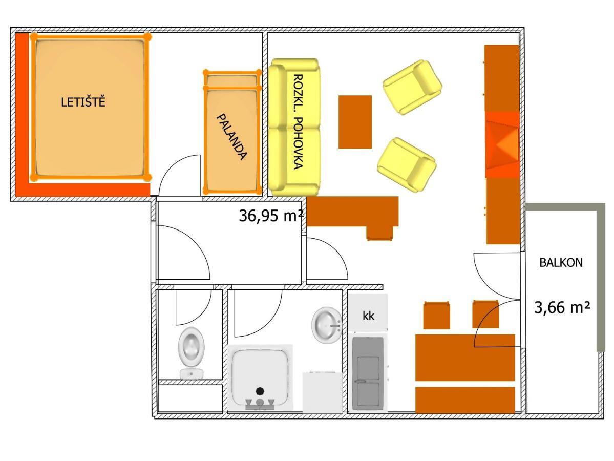 Apartman 6 U Sjezdovek Рокицани Экстерьер фото